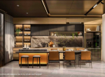 ADAPRO Park Serpong Premium Blackslate Living and Dining Room